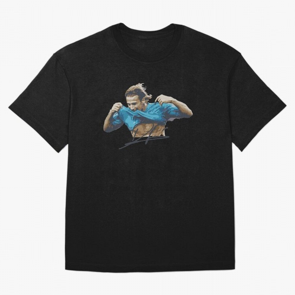 Diego Forlan Football Legends Oversized T-Shirt Remember Match Day Hype around FIFA World Cup 2026 Group Stage, Mbappe, Brazil, Vintage Soccer Flavor, Modern Football Stars, National Flags and Final Night Emotion; Ideal for Football Dads, Football