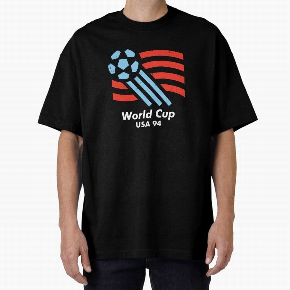 World Cup USA 94 Oversized T-Shirt Bring Champion Energy into FIFA World Cup 2026 USA Canada Mexico Spirit, Featuring Argentina, CR7, Football Festival Excitement, Trophy Ambitions, Country Rivalries and Star Player Buzz; Created for Match Day