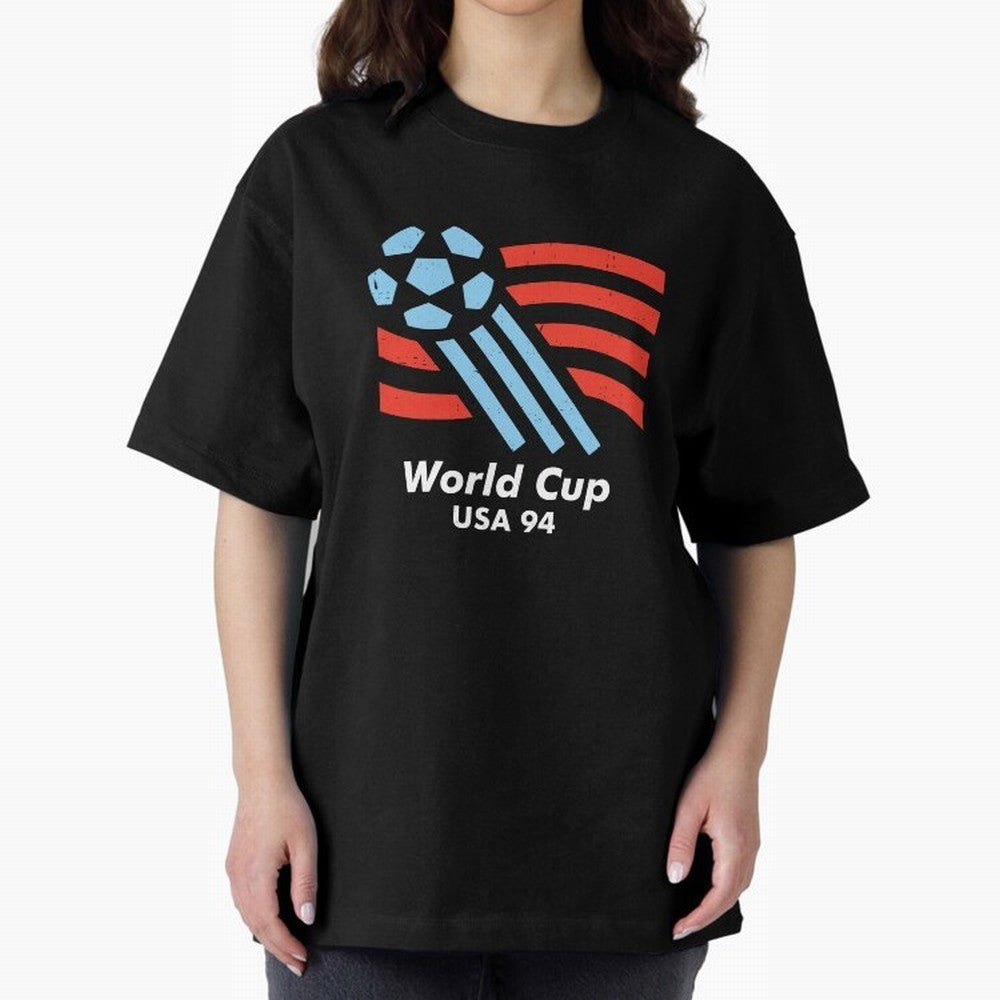 World Cup USA 94 Oversized T-Shirt Bring Champion Energy into FIFA World Cup 2026 USA Canada Mexico Spirit, Featuring Argentina, CR7, Football Festival Excitement, Trophy Ambitions, Country Rivalries and Star Player Buzz; Created for Match Day