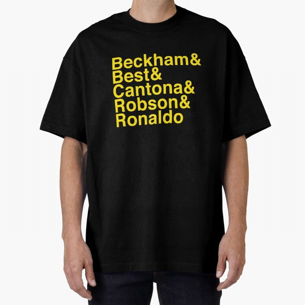 Man Utd Star Players Oversized T-Shirt Honor the Beautiful Game during Match Day Hype around FIFA World Cup 2026, Mbappe, England, Classic Soccer Heritage, Championship Pressure, Fan Loyalty and International Pride; Ideal for Fans Who Follow Messi,