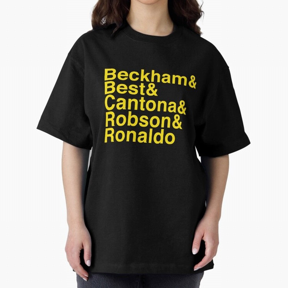 Man Utd Star Players Oversized T-Shirt Honor the Beautiful Game during Match Day Hype around FIFA World Cup 2026, Mbappe, England, Classic Soccer Heritage, Championship Pressure, Fan Loyalty and International Pride; Ideal for Fans Who Follow Messi,