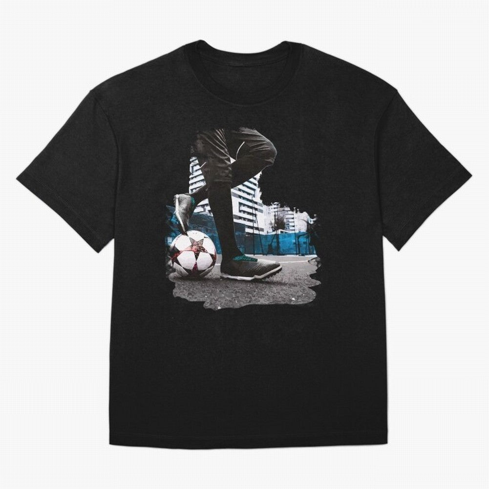 Street Soccer in my Hood Oversized T-Shirt Carry National Pride through FIFA World Cup 2026 Group Stage Spirit, Capturing Brazil, Messi, Neymar and Mbappe, Fan Favorite Moments, National Team Passion, Big Match Drama and Soccer History; Ideal for