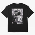 The Boxing Legend Meet The Football Legend Poster Oversized T-Shirt Bring Match Day Fire to the FIFA World Cup 2026 Group Stage Journey through Messi, CR7 and Mbappe Highlights, Argentina, France and Brazil Pride, Fan Favorite Moments, National