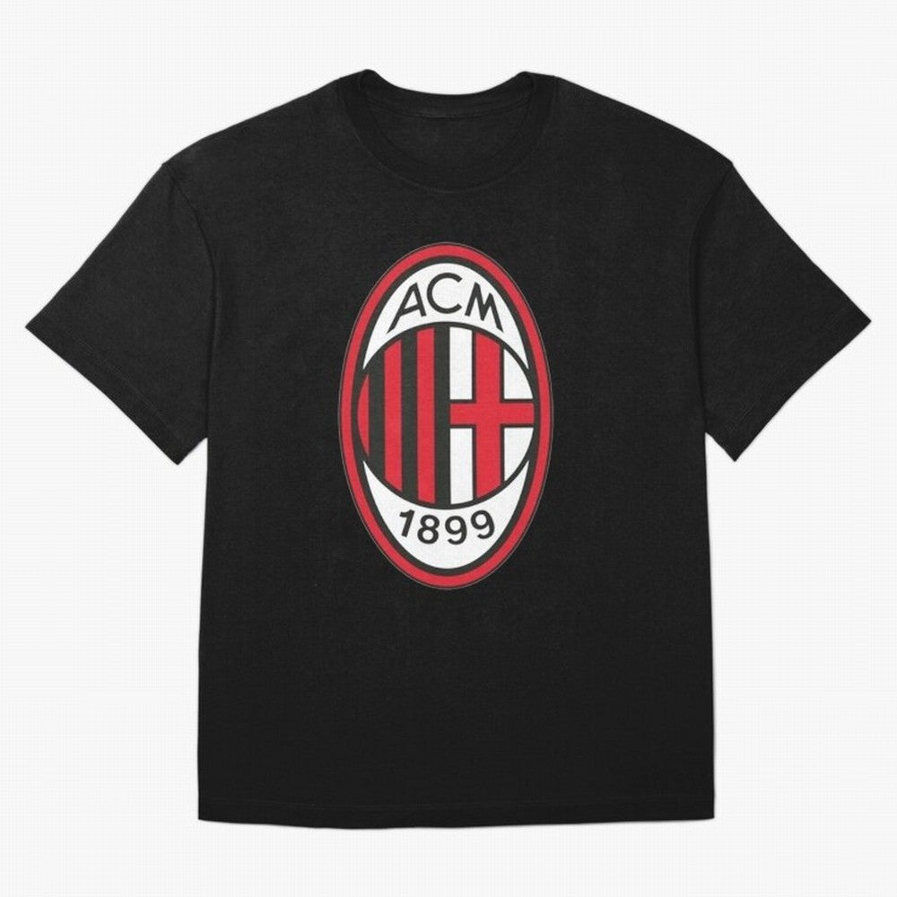 milan black n red Oversized T-Shirt Bring Home FIFA World Cup 2026 Featuring Messi, CR7 and Mbappe, Argentina, France and Brazil Energy, Match Day Excitement, Supporter Culture, Golden Goals and Global Football Passion; Great for Watch Parties,
