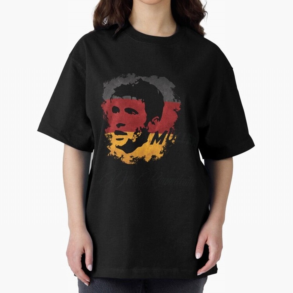 Germany Thomas Muller World Cup 2014 Oversized T-Shirt Honor Champions and Dreams in FIFA World Cup 2026 Group Stage with Cristiano Ronaldo, Haaland and CR7, Portugal Energy, Retro Football Energy, Iconic Rivalries, Trophy Chase Drama and Stadium