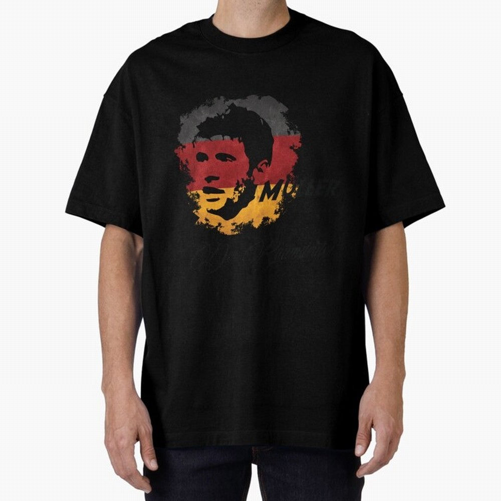 Germany Thomas Muller World Cup 2014 Oversized T-Shirt Honor Champions and Dreams in FIFA World Cup 2026 Group Stage with Cristiano Ronaldo, Haaland and CR7, Portugal Energy, Retro Football Energy, Iconic Rivalries, Trophy Chase Drama and Stadium