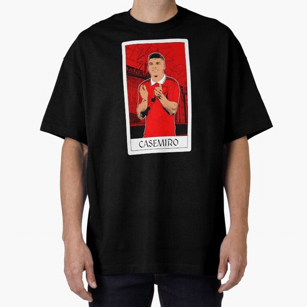 Casemiro Oversized T-Shirt Fuel FIFA World Cup 2026 for Fans of Haaland and England, Bringing Vintage Soccer Flavor, Modern Football Stars, National Flags and Final Night Emotion; Made for Collectors Who Enjoy Iconic Players, Country Pride, Vintage