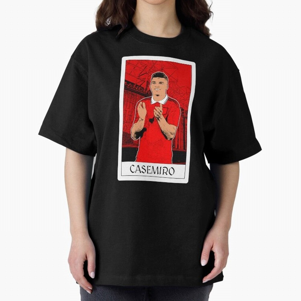 Casemiro Oversized T-Shirt Fuel FIFA World Cup 2026 for Fans of Haaland and England, Bringing Vintage Soccer Flavor, Modern Football Stars, National Flags and Final Night Emotion; Made for Collectors Who Enjoy Iconic Players, Country Pride, Vintage