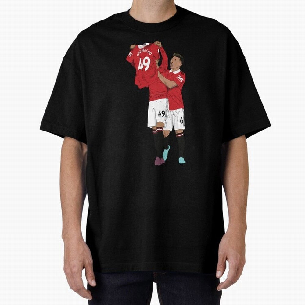 Alejandro Garnacho Goal Celebration Oversized T-Shirt Mark FIFA World Cup 2026 Spirit, Capturing Germany, Neymar, Supporter Pride, Iconic Celebrations, Legendary Names and Global Match Day Energy; Perfect for People Who Love Argentina, Brazil,