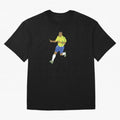 Ronaldo 'Il Fenomeno' Brazil Legend 9 Oversized T-Shirt Stand with the FIFA World Cup 2026 Group Stage Journey through Mbappe Highlights, Argentina, France and Brazil Pride, Retro Football Energy, Iconic Rivalries, Trophy Chase Drama and Stadium