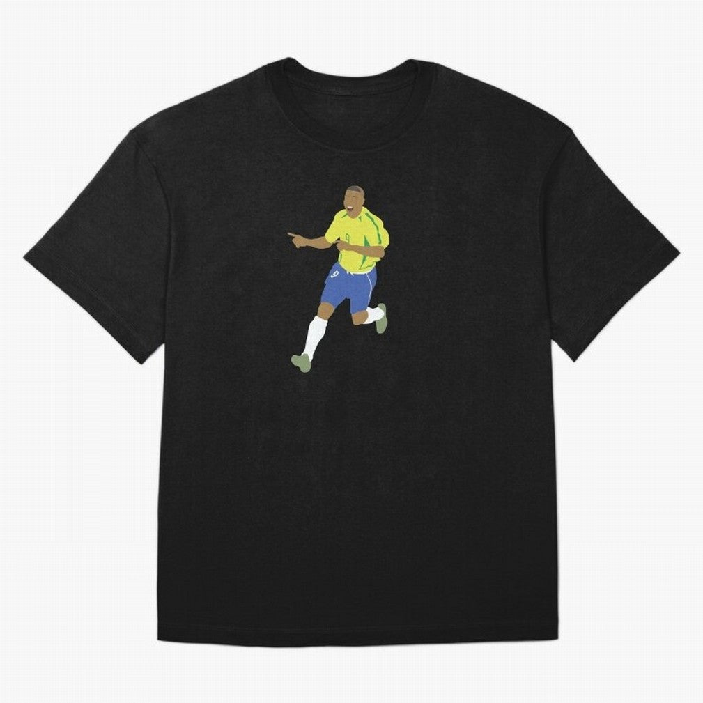 Ronaldo 'Il Fenomeno' Brazil Legend 9 Oversized T-Shirt Stand with the FIFA World Cup 2026 Group Stage Journey through Mbappe Highlights, Argentina, France and Brazil Pride, Retro Football Energy, Iconic Rivalries, Trophy Chase Drama and Stadium