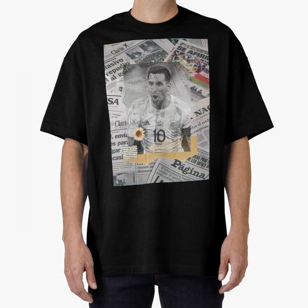 Lionel Messi The Greatest Oversized T-Shirt Feel the Heartbeat of Match Day Hype around FIFA World Cup 2026 USA Canada Mexico, Neymar, England and Germany, Football Passion, Legendary Performances, Festival Vibes and Supporter Community; Ideal for