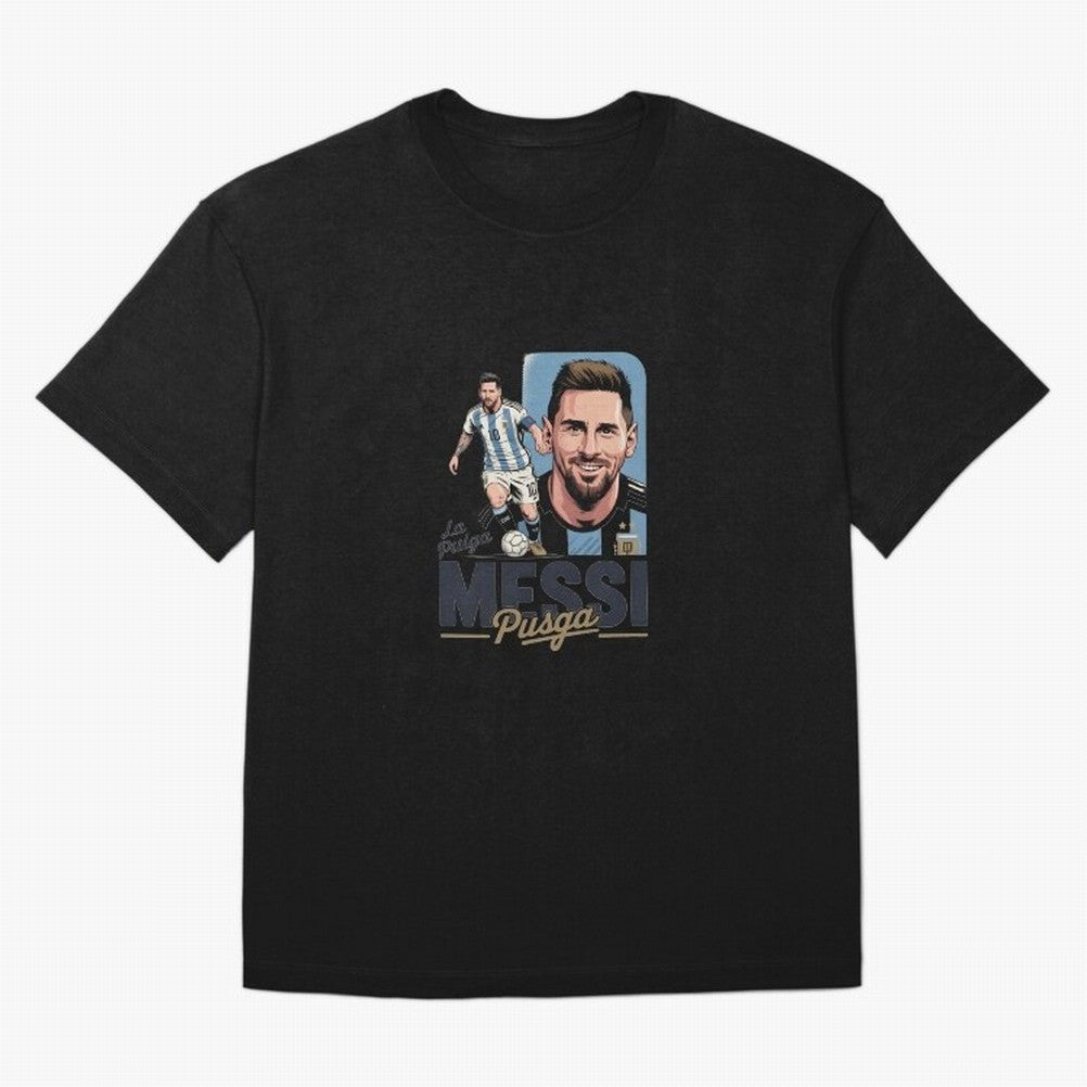 Lionel Messi Argentinian La Pulga Oversized T-Shirt Follow the Final Road of the FIFA World Cup 2026 Journey through Cristiano Ronaldo Highlights, Brazil, Portugal and Argentina Pride, Stadium Memories, Football Loyalty, International Chants and