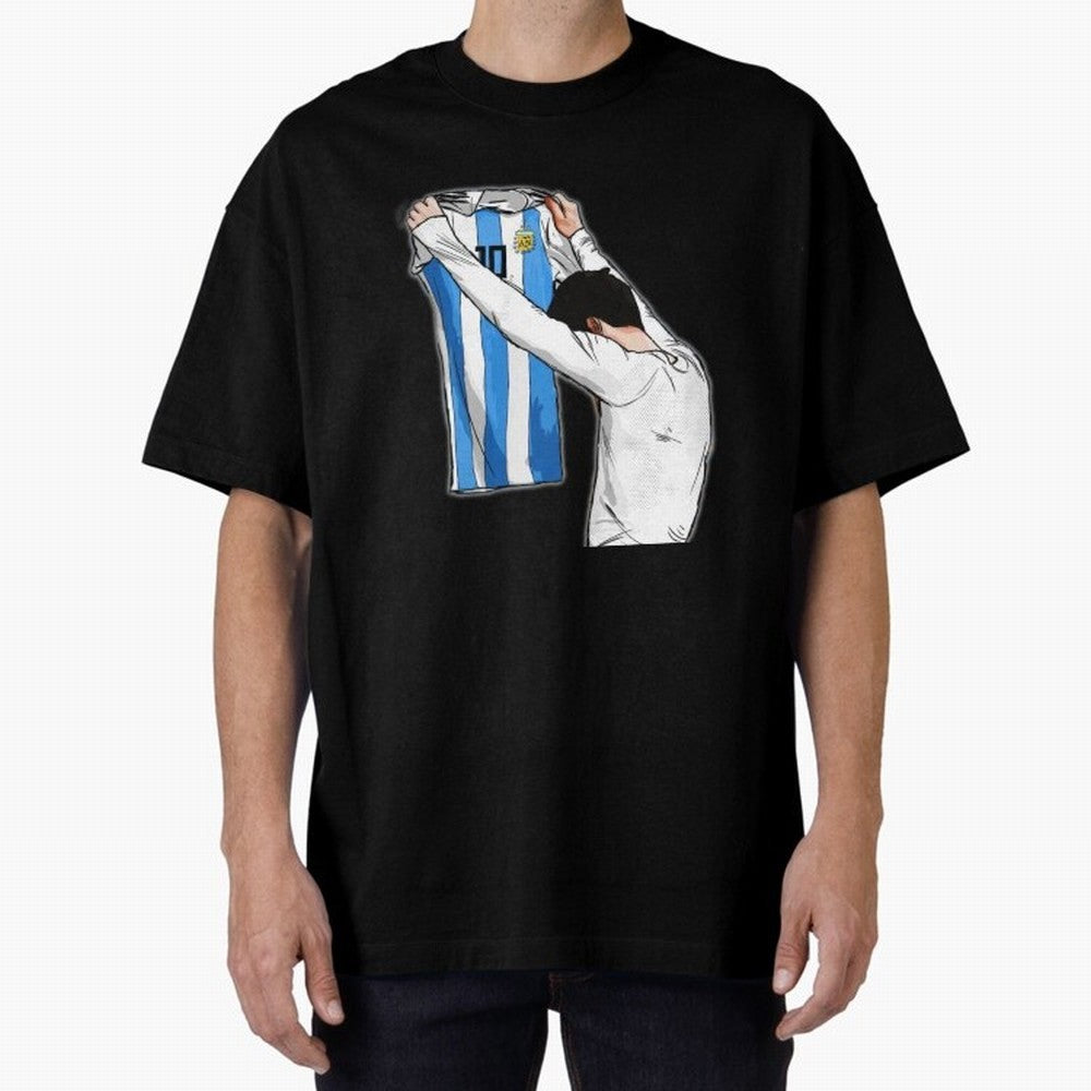 Art Messi Illustration Classic T-Shirt Wear the Spirit of FIFA World Cup 2026 Highlighting CR7, England and Germany Energy, Global Supporter Spirit, Legendary Goals, National Colors and Tournament Celebration; Made for Collectors Who Enjoy Iconic