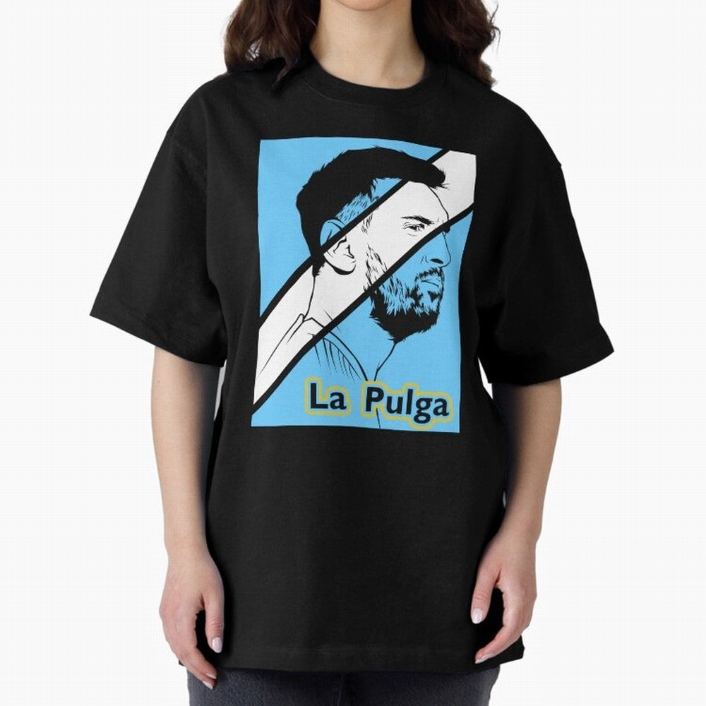 L Messi - Iconic Oversized T-Shirt Discover FIFA World Cup 2026 for Fans of CR7 and Messi and France, Bringing Retro Football Energy, Iconic Rivalries, Trophy Chase Drama and Stadium Atmosphere; Built for Supporters Chasing Trophy Dreams, Final