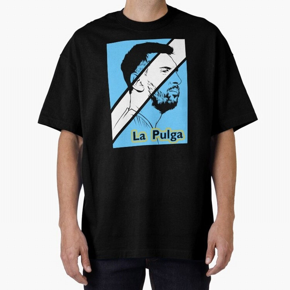 L Messi - Iconic Oversized T-Shirt Discover FIFA World Cup 2026 for Fans of CR7 and Messi and France, Bringing Retro Football Energy, Iconic Rivalries, Trophy Chase Drama and Stadium Atmosphere; Built for Supporters Chasing Trophy Dreams, Final