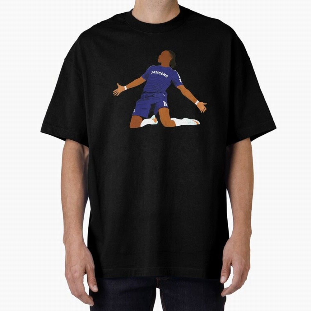 Drogba Classic T-Shirt Celebrate Every Goal in Global Football Passion for FIFA World Cup 2026 USA Canada Mexico, Inspired by Neymar, Haaland and Cristiano Ronaldo, France, Football History, Final Match Energy, Crowd Noise and Once in a Lifetime