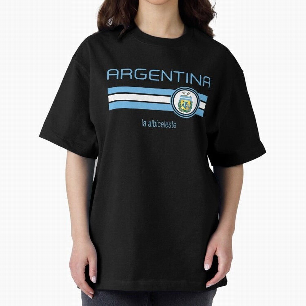 Football Argentina Classic T-Shirt Bring Global Tournament Vibes to FIFA World Cup 2026 for Fans of Messi and Portugal, Bringing Classic Soccer Heritage, Championship Pressure, Fan Loyalty and International Pride; Perfect for Supporters Who Want