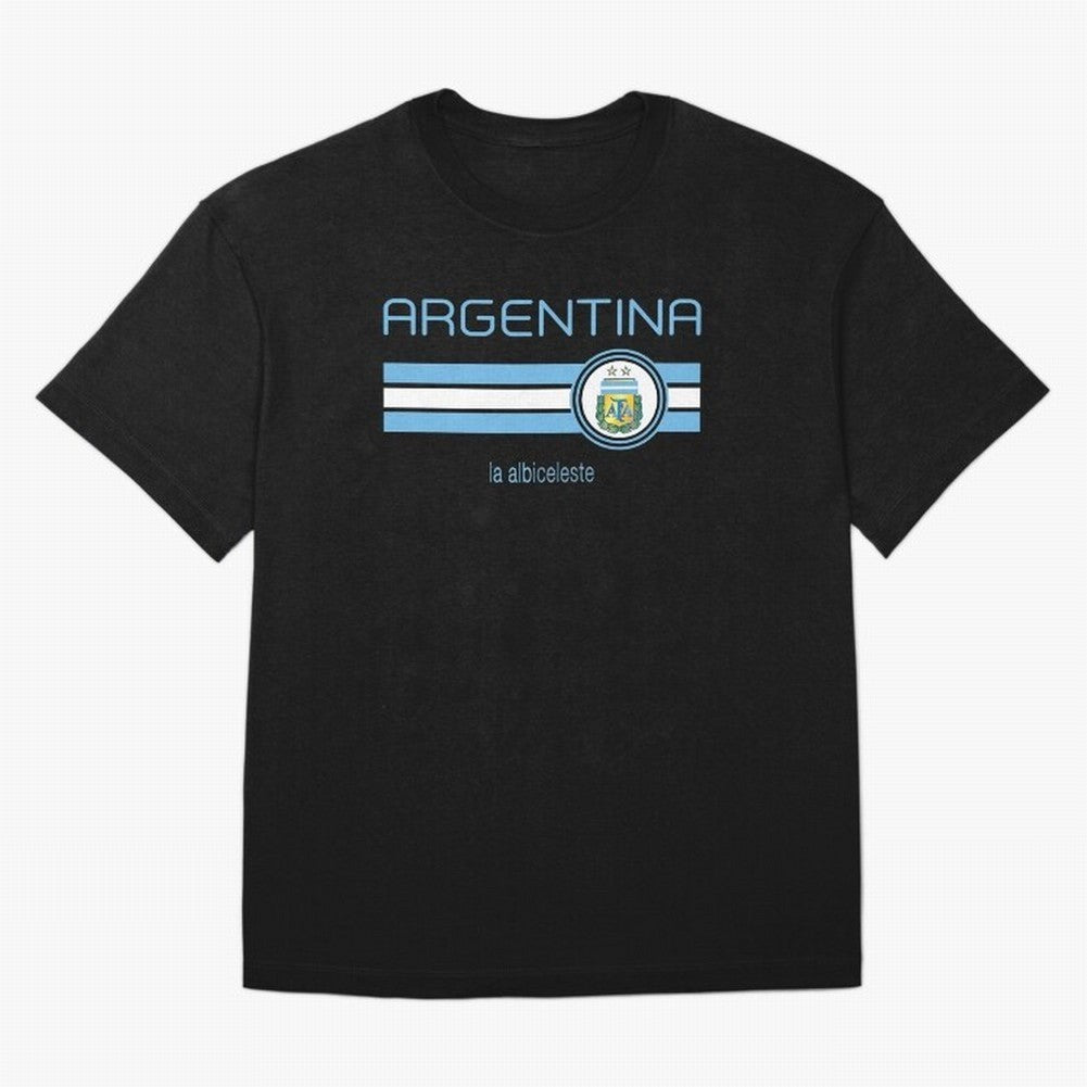 Football Argentina Classic T-Shirt Bring Global Tournament Vibes to FIFA World Cup 2026 for Fans of Messi and Portugal, Bringing Classic Soccer Heritage, Championship Pressure, Fan Loyalty and International Pride; Perfect for Supporters Who Want