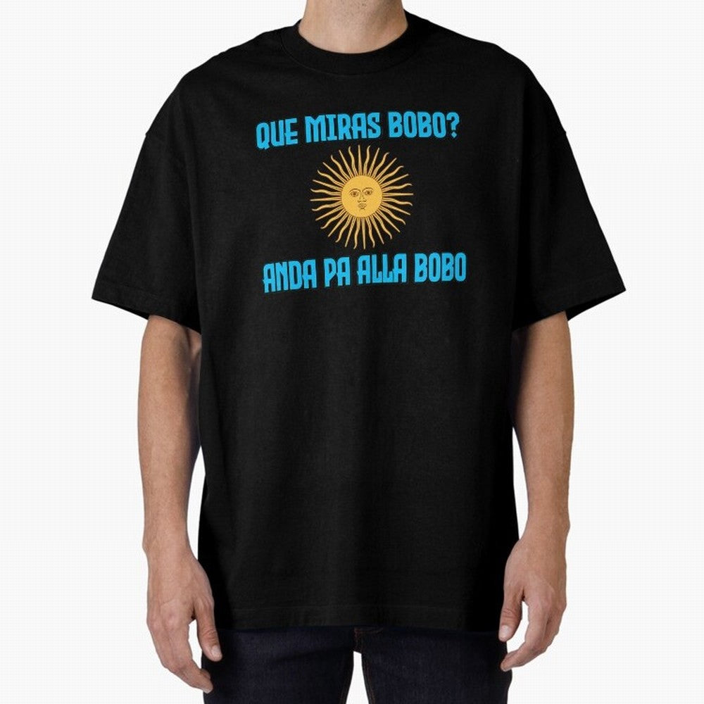 Que Miras Bobo Messi Argentina Flag Classic T-Shirt Celebrate Every Goal in FIFA World Cup 2026 Group Stage Spirit, Inspired by Netherlands, Cristiano Ronaldo, Global Supporter Spirit, Legendary Goals, National Colors and Tournament Celebration;