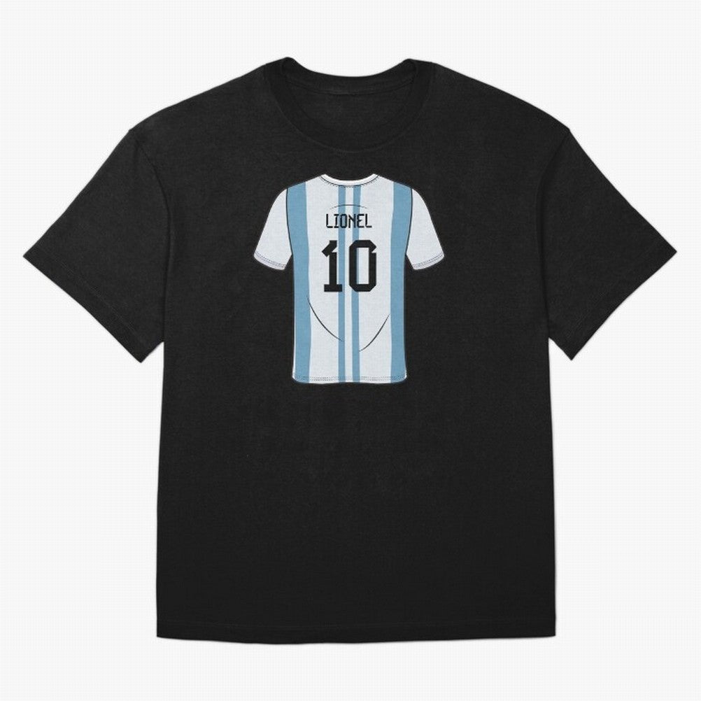LeoMessi Jersey Illustration 2022 Oversized T-Shirt Discover FIFA World Cup 2026 USA Canada Mexico with Neymar, Haaland and Cristiano Ronaldo, Argentina, France and Brazil Energy, Tournament Hype, Historic Matchups, Family Viewing Parties and