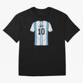LeoMessi Jersey Illustration 2022 Oversized T-Shirt Discover FIFA World Cup 2026 USA Canada Mexico with Neymar, Haaland and Cristiano Ronaldo, Argentina, France and Brazil Energy, Tournament Hype, Historic Matchups, Family Viewing Parties and