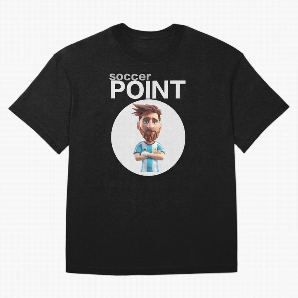soccer POINT Oversized T-Shirt Make Every Kick Count in FIFA World Cup 2026 Group Stage Spirit, Featuring France, Neymar, Stadium Memories, Football Loyalty, International Chants and Championship Tradition; Ideal for Fans Who Follow Messi,