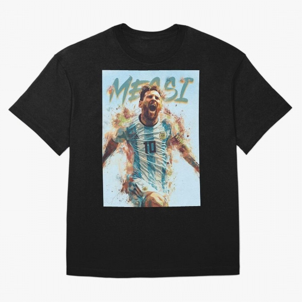 The Messiah Oversized T-Shirt Follow the Final Road of FIFA World Cup 2026 USA Canada Mexico Spirit, Driven by Brazil, Portugal and Argentina, Cristiano Ronaldo, Stadium Memories, Football Loyalty, International Chants and Championship Tradition;