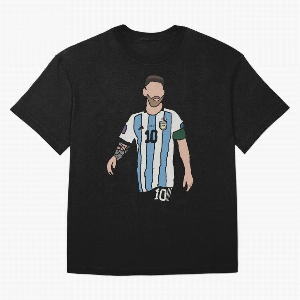 Lionel Messi Number 10 Campeones Del Mundo Essential T-Shirt Make Every Kick Count in the FIFA World Cup 2026 USA Canada Mexico Journey through Haaland Highlights, Germany Pride, Championship Spirit, Famous Goals, Roaring Crowds and International
