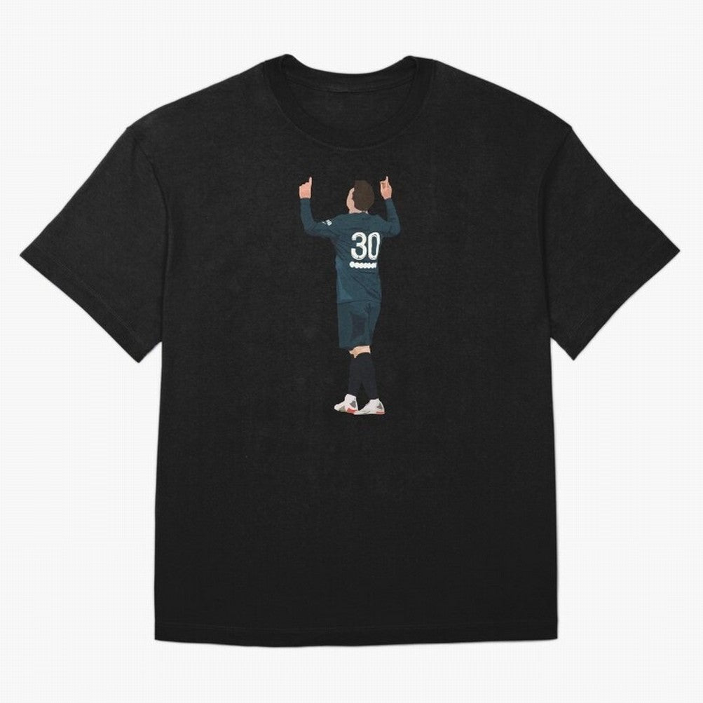 Messi Iconic Illustration Oversized T-Shirt Step into FIFA World Cup 2026 Group Stage Highlighting Neymar, Haaland and Cristiano Ronaldo, Brazil, Portugal and Argentina Energy, Football History, Final Match Energy, Crowd Noise and Once in a
