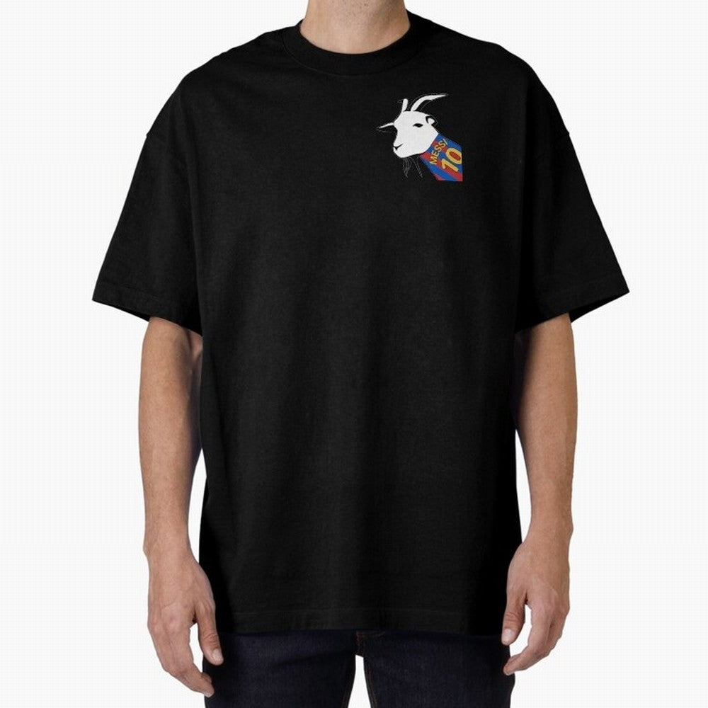 Messi Goat Barcelona Oversized T-Shirt Follow the Road to the FIFA World Cup 2026 USA Canada Mexico Journey through Haaland and Mbappe Highlights, England and Germany Pride, Tournament Hype, Historic Matchups, Family Viewing Parties and Global