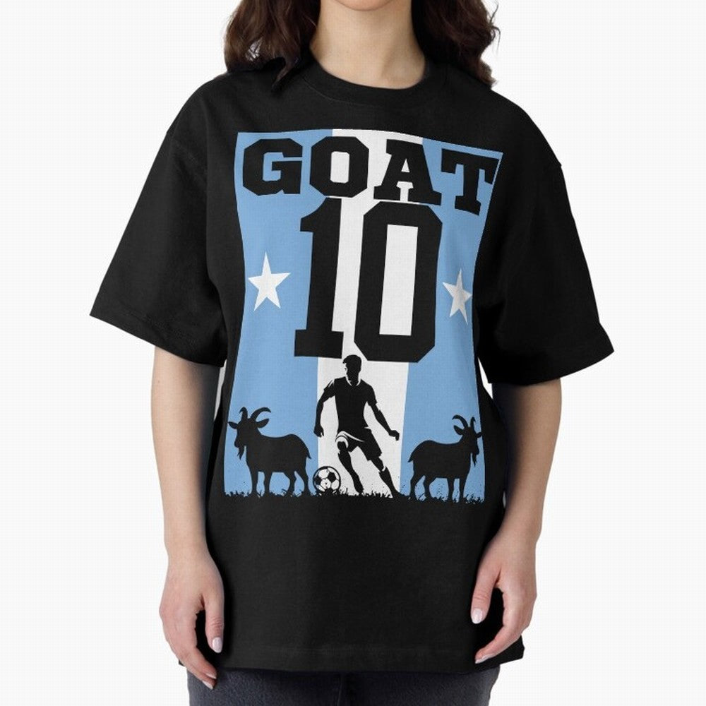 The Goat 10 Argentina World Cup 2026 Classic T-Shirt Bring a Champion Mindset to Global Football Passion for FIFA World Cup 2026 USA Canada Mexico, Inspired by CR7, England and Germany, Championship Spirit, Famous Goals, Roaring Crowds and