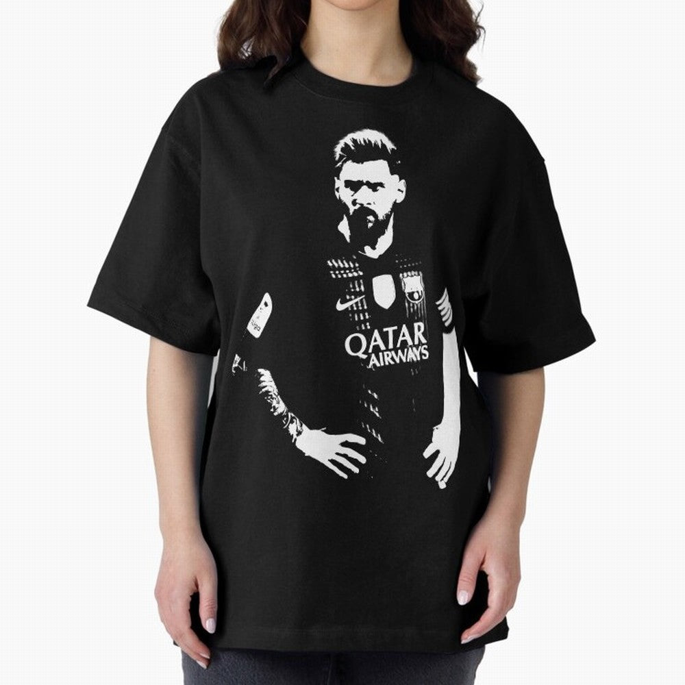 Black and white football player Classic T-Shirt Honor Champions and Dreams in FIFA World Cup 2026 Group Stage Inspired by Messi, Argentina and Brazil Energy, Football History, Final Match Energy, Crowd Noise and Once in a Lifetime Moments; Ideal