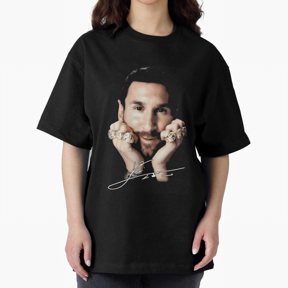 Lionel Messi Big Face Essential T-Shirt Join Global Football Passion for FIFA World Cup 2026 Group Stage, Centered on Messi and Cristiano Ronaldo, England, Football Festival Excitement, Trophy Ambitions, Country Rivalries and Star Player Buzz;