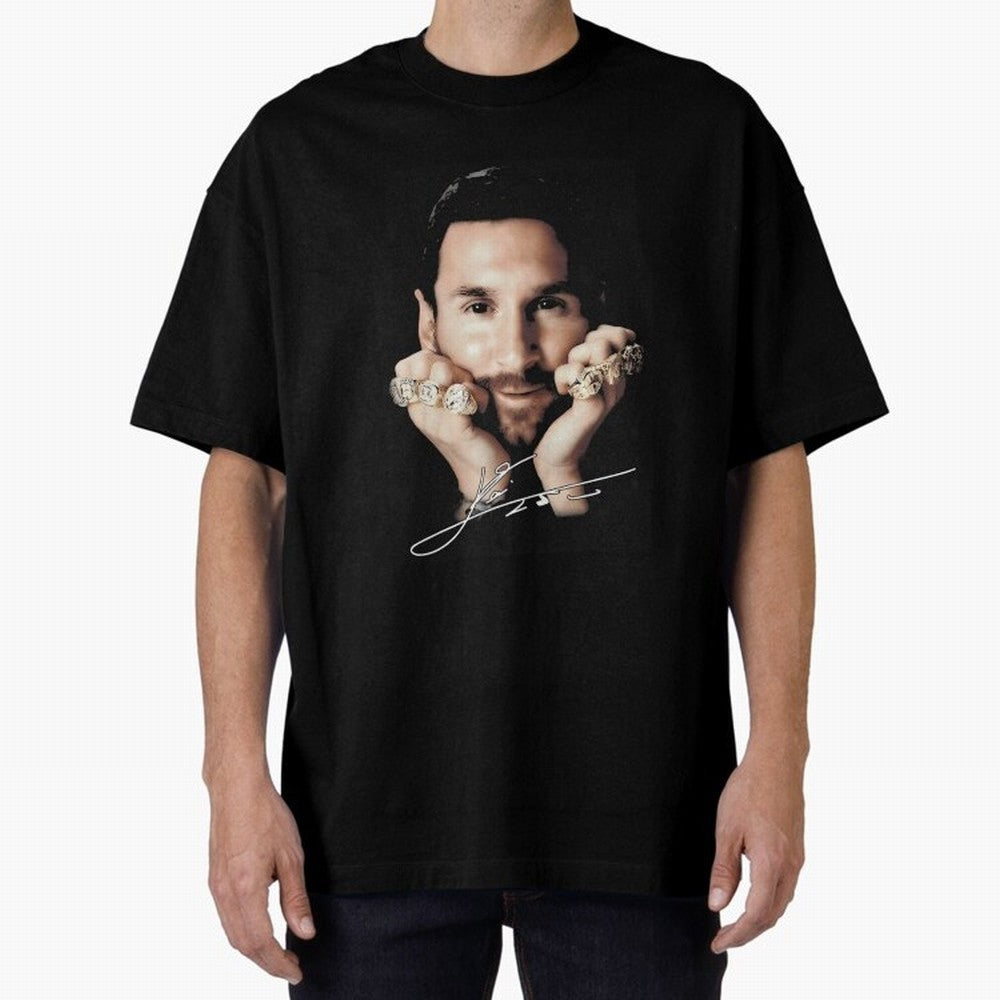 Lionel Messi Big Face Essential T-Shirt Join Global Football Passion for FIFA World Cup 2026 Group Stage, Centered on Messi and Cristiano Ronaldo, England, Football Festival Excitement, Trophy Ambitions, Country Rivalries and Star Player Buzz;