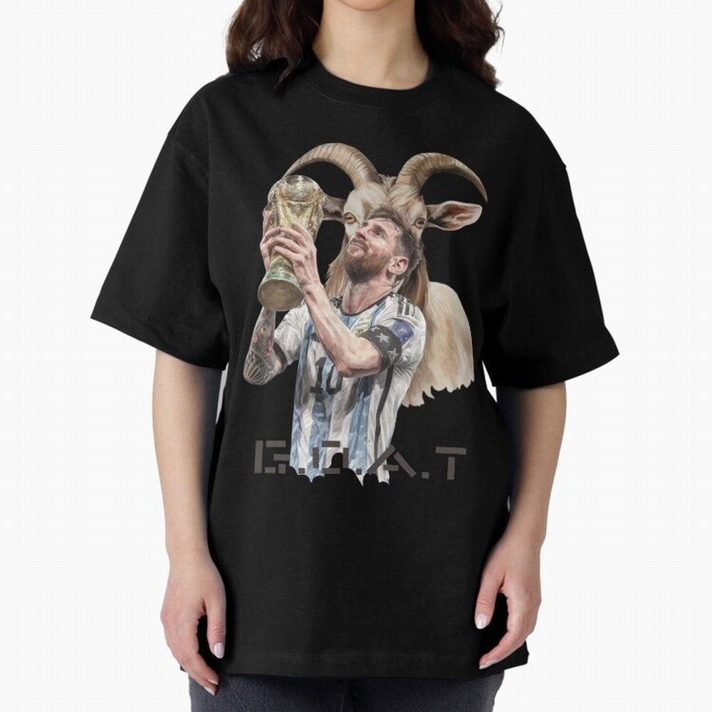 The G.O.A.T of Football, Lionel Messi Classic T-Shirt Remember Iconic Moments from Global Football Passion for FIFA World Cup 2026 USA Canada Mexico, Filled with Haaland and Mbappe, Brazil, Tournament Hype, Historic Matchups, Family Viewing Parties
