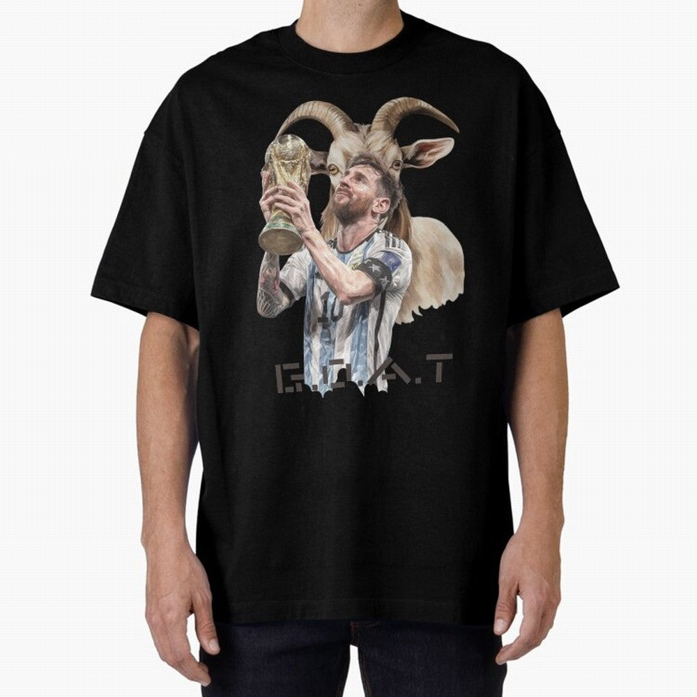 The G.O.A.T of Football, Lionel Messi Classic T-Shirt Remember Iconic Moments from Global Football Passion for FIFA World Cup 2026 USA Canada Mexico, Filled with Haaland and Mbappe, Brazil, Tournament Hype, Historic Matchups, Family Viewing Parties