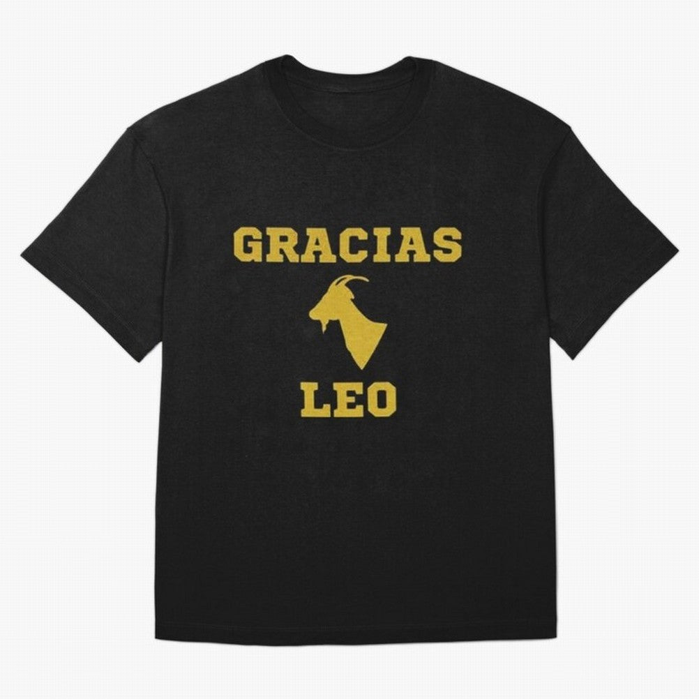 Gracias Leo| Perfect Gift For you and friends Classic T-Shirt Relive the Noise and Pride of FIFA World Cup 2026 Inspired by Haaland, Portugal, Spain and Germany Energy, Game Day Rituals, Football Legends, Country Pride and the Road to the Final;