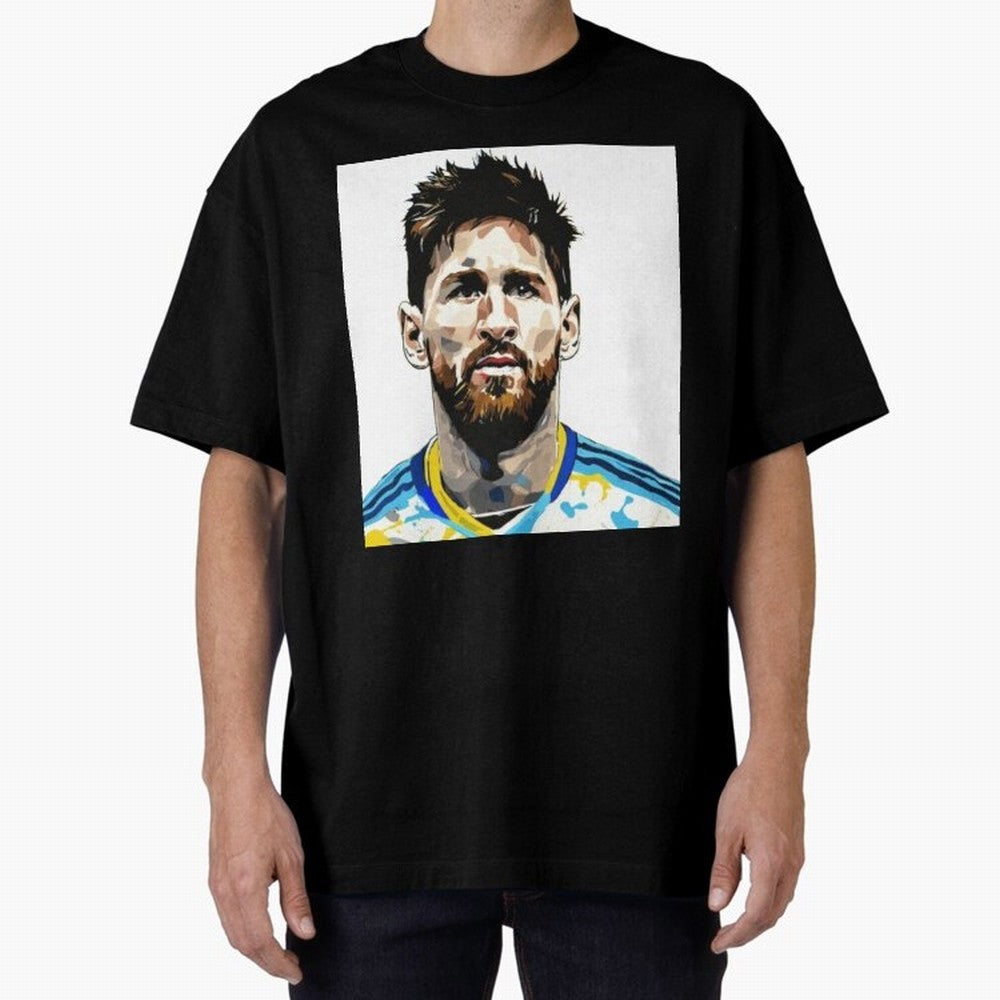 Lionel Messi Oversized T-Shirt Bring a Champion Mindset to Global Football Passion for FIFA World Cup 2026 Group Stage, Featuring Haaland and Mbappe, England, Game Day Rituals, Football Legends, Country Pride and the Road to the Final; Great for