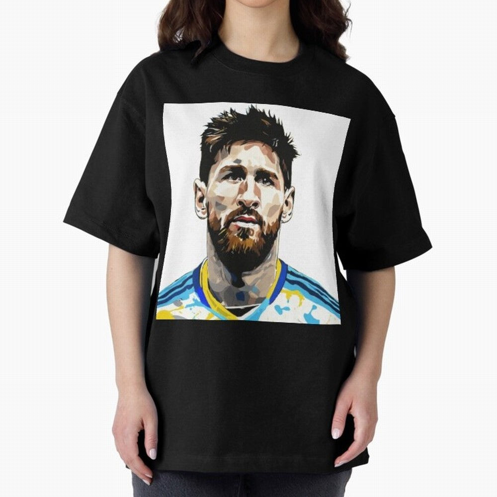 Lionel Messi Oversized T-Shirt Bring a Champion Mindset to Global Football Passion for FIFA World Cup 2026 Group Stage, Featuring Haaland and Mbappe, England, Game Day Rituals, Football Legends, Country Pride and the Road to the Final; Great for