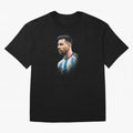 Lionel Messi Oversized T-Shirt Relive Legendary Nights from FIFA World Cup 2026 Group Stage Featuring Haaland and Mbappe, Argentina and Brazil Energy, Stadium Chants, National Pride, Trophy Dreams and Unforgettable Football Memories; Perfect for