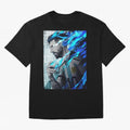 LIONEL MESSI NEW GOAL CELEBRATION ILLUSTRATION 2023 2024 Oversized T-Shirt Enjoy Global Football Passion for FIFA World Cup 2026 Group Stage, Connected to Neymar, Haaland and Cristiano Ronaldo, Germany, Global Supporter Spirit, Legendary Goals,