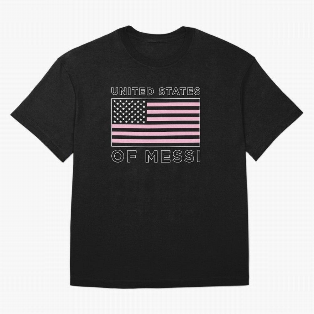 United States of Messi Oversized T-Shirt Mark the FIFA World Cup 2026 USA Canada Mexico Journey through Mbappe Highlights, Portugal Pride, Stadium Chants, National Pride, Trophy Dreams and Unforgettable Football Memories; Ideal for Football Dads,