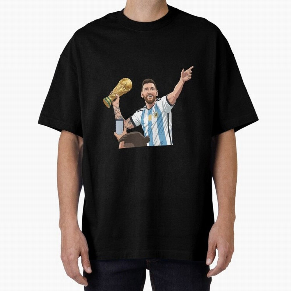 Lionel Messi Classic T-Shirt Show Your Love for the FIFA World Cup 2026 Group Stage Journey through Cristiano Ronaldo Highlights, England and Germany Pride, Retro Football Energy, Iconic Rivalries, Trophy Chase Drama and Stadium Atmosphere; Great