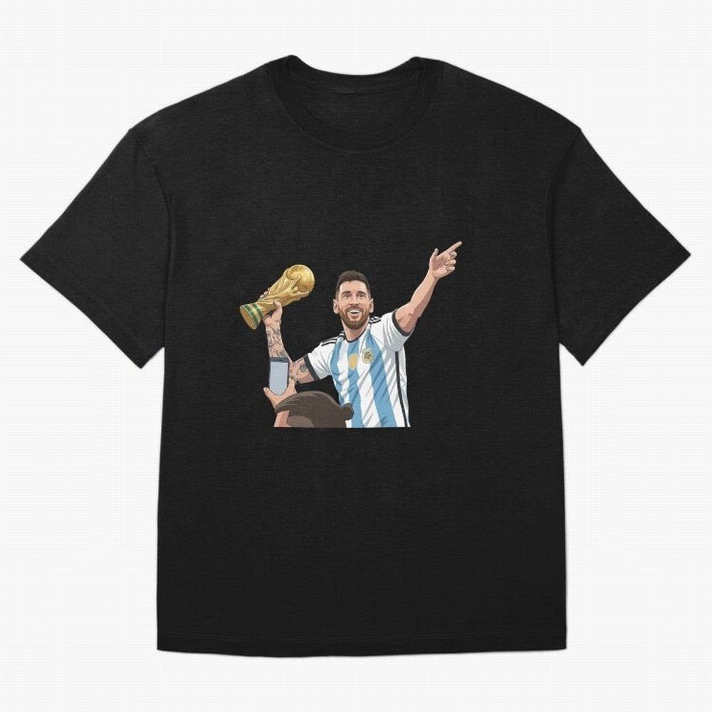 Lionel Messi Classic T-Shirt Show Your Love for the FIFA World Cup 2026 Group Stage Journey through Cristiano Ronaldo Highlights, England and Germany Pride, Retro Football Energy, Iconic Rivalries, Trophy Chase Drama and Stadium Atmosphere; Great