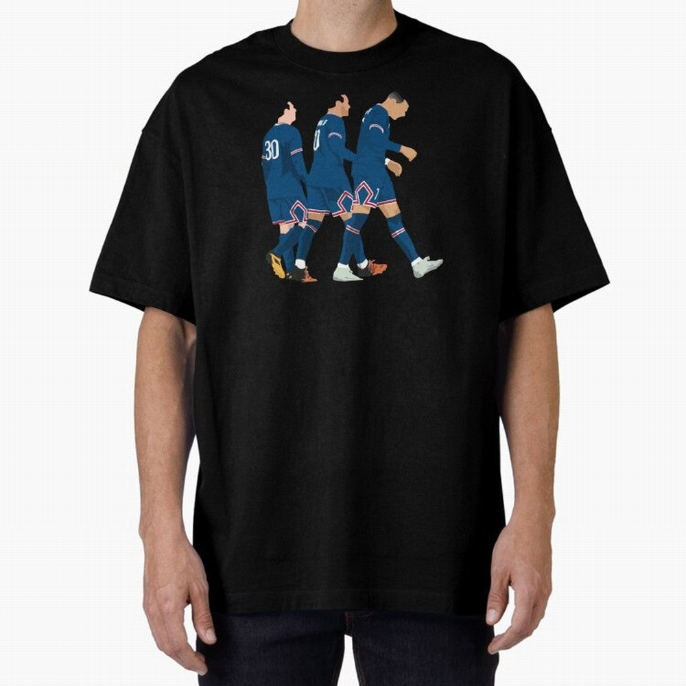 Messi Neymar Mbappe Chilling Classic T-Shirt Bring a Champion Mindset to Global Football Passion for FIFA World Cup 2026 USA Canada Mexico, Highlighting CR7, France and Portugal, Supporter Pride, Iconic Celebrations, Legendary Names and Global