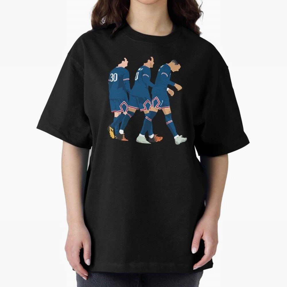 Messi Neymar Mbappe Chilling Classic T-Shirt Bring a Champion Mindset to Global Football Passion for FIFA World Cup 2026 USA Canada Mexico, Highlighting CR7, France and Portugal, Supporter Pride, Iconic Celebrations, Legendary Names and Global