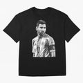 Messi grayscale Classic T-Shirt Bring Retro Soccer Energy to FIFA World Cup 2026 USA Canada Mexico for Fans of Messi, CR7 and Mbappe and Germany, Bringing Worldwide Fan Energy, Dramatic Goals, Stadium Lights and Championship Celebrations; Great for