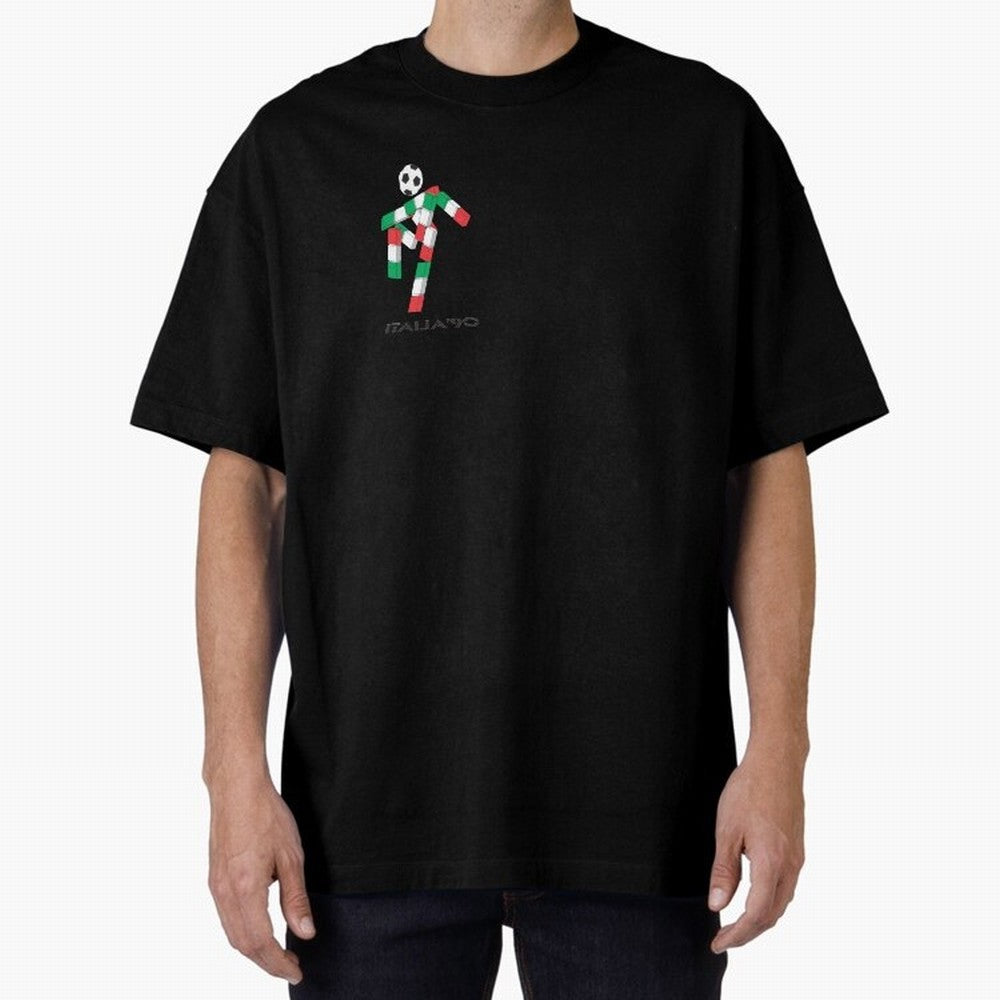 italia 90 footballer logo Classic T-Shirt Carry the Colors and Pride of FIFA World Cup 2026 USA Canada Mexico Driven by Neymar, Haaland and Cristiano Ronaldo, Germany Energy, Supporter Pride, Iconic Celebrations, Legendary Names and Global Match