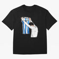 Art Messi Illustration Classic T-Shirt Join Supporters Worldwide for FIFA World Cup 2026 Spirit, Driven by Spain and Netherlands, Neymar, Haaland and Cristiano Ronaldo, Global Supporter Spirit, Legendary Goals, National Colors and Tournament